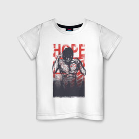 Детская футболка хлопок с принтом Атака Титанов в Ухте, 100% хлопок | круглый вырез горловины, полуприлегающий силуэт, длина до линии бедер | anime | attack | kyojin | manga | no | of | on | shingeki | titan | titans | аниме | армин | атака | бертольд | колосс | колоссальный | манга | микаса | райнер | титан | титанов | титаны | энни