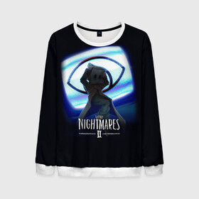 Мужской свитшот 3D с принтом Little Nightmares 2 MONO  в Ухте, 100% полиэстер с мягким внутренним слоем | круглый вырез горловины, мягкая резинка на манжетах и поясе, свободная посадка по фигуре | little nightmares | little nightmares 2 | mono | игра | литл нигмарес | литл нигмарес 2 | литл нигхтмарес | литл нигхтмарес 2 | моно | ужас | хоррор