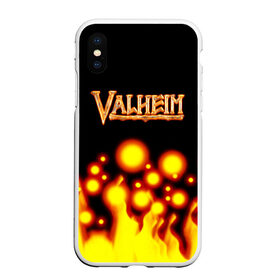 Чехол для iPhone XS Max матовый с принтом Valheim в Ухте, Силикон | Область печати: задняя сторона чехла, без боковых панелей | Тематика изображения на принте: game | logo | valheim | viking | валхейм | вальхейм | викинги | игра valheim | игры | логотипы игр | приключения | скандинавская мифология | фэнтези | экшн