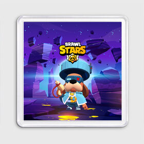 Магнит 55*55 с принтом Генерал Гавс brawl stars в Ухте, Пластик | Размер: 65*65 мм; Размер печати: 55*55 мм | brawl | brawl stars | brawlstars | brawl_stars | jessie | бравл | бравлер руффс | бравлстарс | генерал гавс