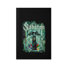 Обложка для паспорта матовая кожа с принтом SABATON в Ухте, натуральная матовая кожа | размер 19,3 х 13,7 см; прозрачные пластиковые крепления | dark | hardcore | heroes | history | metal | music | punk | rock | sabaton | sweden | war | война | герои | история | музыка | рок | сабатон | швеция