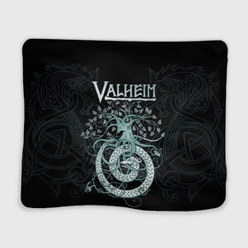 Плед 3D с принтом Valheim в Ухте, 100% полиэстер | закругленные углы, все края обработаны. Ткань не мнется и не растягивается | Тематика изображения на принте: valheim | viking | валхейм | викинги | игры