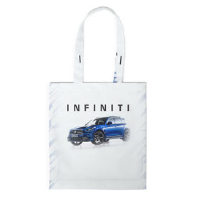 Шоппер 3D с принтом Infinity | Инфинити (Z) в Ухте, 100% полиэстер | Плотность: 200 г/м2; Размер: 34×35 см; Высота лямок: 30 см | auto | g35 | g37 | infinity | m56 | qx56 | qx80 | авто | автомобиль | ам | инфинити | машина | машины | нисан | ниссан | спорт | финик