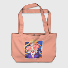 Пляжная сумка 3D Sailor Moon | Сейлор Мун: в Ухте, 100% полиэстер | застегивается на металлическую кнопку; внутренний карман застегивается на молнию. Стенки укреплены специальным мягким материалом, чтобы защитить содержимое от несильных ударов
 | anime | sailor moon | аниме | анимэ | венера | луна | лунная призма | марс | сейлор мун | серебрянное тысячелетие | серенити | сэйлор | усаги цукино | чиби мун | эндимион