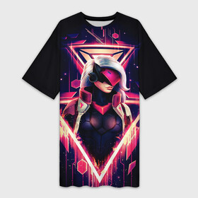 Платье-футболка 3D с принтом Project | Katarina в Ухте,  |  | league of legends | riot games | катарина | образ | проекты