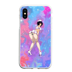 Чехол для iPhone XS Max матовый с принтом Акудама Драйв в Ухте, Силикон | Область печати: задняя сторона чехла, без боковых панелей | Тематика изображения на принте: ahegao | akudama drive | anime | japan | manga | tomoyo kurosawa | акудама драйв | аниме | ахегао | манга
