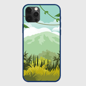 Чехол для iPhone 12 Pro Max с принтом Тропики в Ухте, Силикон |  | горы | минимализм | пальмы | природа | тропики