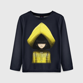 Детский лонгслив 3D с принтом Little Nightmares 2 в Ухте, 100% полиэстер | длинные рукава, круглый вырез горловины, полуприлегающий силуэт
 | little nightmares | little nightmares 2 | игра | литл нигмарес | литл нигмарес 2 | литл нигхтмарес | литл нигхтмарес 2 | ужас | хоррор | шестая