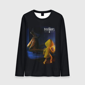 Мужской лонгслив 3D с принтом Little Nightmares длиннорукий в Ухте, 100% полиэстер | длинные рукава, круглый вырез горловины, полуприлегающий силуэт | little nightmares | little nightmares 2 | игра | литл нигмарес | литл нигмарес 2 | литл нигхтмарес | литл нигхтмарес 2 | ужас | хоррор | шестая