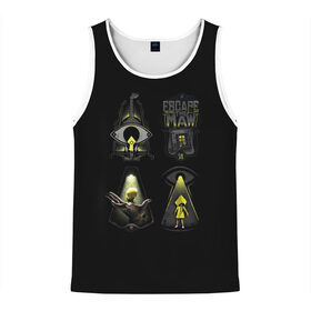 Мужская майка 3D Little Nightmares 2 арт: в Ухте, 100% полиэстер | круглая горловина, приталенный силуэт, длина до линии бедра. Пройма и горловина окантованы тонкой бейкой | little nightmares | little nightmares 2 | игра | литл нигмарес | литл нигмарес 2 | литл нигхтмарес | литл нигхтмарес 2 | ужас | хоррор | шестая