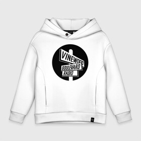 Детское худи Oversize хлопок с принтом  Vinewood Boulevard Radio в Ухте, френч-терри — 70% хлопок, 30% полиэстер. Мягкий теплый начес внутри —100% хлопок | боковые карманы, эластичные манжеты и нижняя кромка, капюшон на магнитной кнопке | 4 | 5 | five | games | grand theft auto | gta | gta v | los santos | online | rockstar | san andreas | великое авто воровство | гта | гташка | игры | логотип | лос сантос | майкл | мафия | ограбление | онлайн | пеф | рокстар | самп | сан андреас 