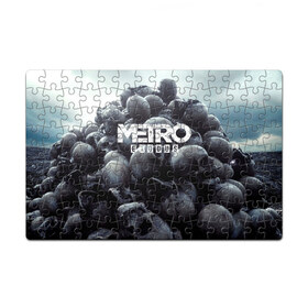 Пазл магнитный 126 элементов с принтом Metro Exodus в Ухте, полимерный материал с магнитным слоем | 126 деталей, размер изделия —  180*270 мм | 2033 | exodus | metro | metro 2033 | metro exodus | stalker | апокалипсис | диггер | дигеры | метро | разрушка | эпидемия