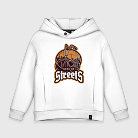 Детское худи Oversize хлопок с принтом KING OF STREETS | GTA в Ухте, френч-терри — 70% хлопок, 30% полиэстер. Мягкий теплый начес внутри —100% хлопок | боковые карманы, эластичные манжеты и нижняя кромка, капюшон на магнитной кнопке | Тематика изображения на принте: 4 | 5 | five | games | grand theft auto | gta | gta v | los santos | online | rockstar | san andreas | великое авто воровство | гта | гташка | игры | логотип | лос сантос | майкл | мафия | ограбление | онлайн | пеф | рокстар | самп | сан андреас 