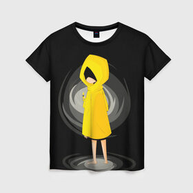 Женская футболка 3D с принтом Little Nightmares с Зажигалкой в Ухте, 100% полиэфир ( синтетическое хлопкоподобное полотно) | прямой крой, круглый вырез горловины, длина до линии бедер | games | little nightmares | доктор | игра | игрок | литл найтмерс | моно | охотник | повар | призрак | руки | сказка | страшилка | страшный сон | темнота | хорор | хоррор | шестая