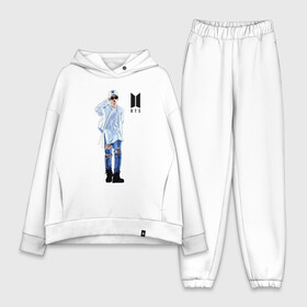 Женский костюм хлопок Oversize с принтом BTS в Ухте,  |  | bts | k pop | kpop | rm | аниме | бтс | ви | джей хоуп | джонгук | кпоп | сюга | чимин | чин | япония