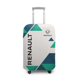 Чехол для чемодана 3D с принтом Renault в Ухте, 86% полиэфир, 14% спандекс | двустороннее нанесение принта, прорези для ручек и колес | auto | renault | sport | авто | автомобили | автомобиль | автомобильные | бренд | внедорожники | легковые | марка | пикапы | спорт
