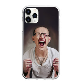 Чехол для iPhone 11 Pro матовый с принтом ЧЕСТЕР в Ухте, Силикон |  | bennington | chester | linkin park | rock | беннингтон | линкин парк | рок | честер