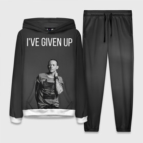 Женский костюм 3D (с толстовкой) с принтом Given Up в Ухте,  |  | bennington | chester | linkin park | rock | беннингтон | линкин парк | рок | честер
