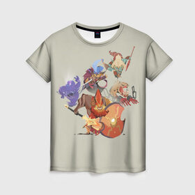 Женская футболка 3D с принтом Fight me | Dota 2 в Ухте, 100% полиэфир ( синтетическое хлопкоподобное полотно) | прямой крой, круглый вырез горловины, длина до линии бедер | dota | dota2 | game | games | moba | дитка | дота | дота2 | дотка | игра | игры | моба