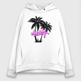Женское худи Oversize хлопок с принтом GTA Vice City в Ухте, френч-терри — 70% хлопок, 30% полиэстер. Мягкий теплый начес внутри —100% хлопок | боковые карманы, эластичные манжеты и нижняя кромка, капюшон на магнитной кнопке | 4 | 5 | five | games | grand theft auto | gta | gta v | los santos | online | rockstar | san andreas | великое авто воровство | гта | гташка | игры | логотип | лос сантос | майкл | мафия | ограбление | онлайн | пеф | рокстар | самп | сан андреас 