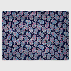 Плед 3D с принтом Хамса в Ухте, 100% полиэстер | закругленные углы, все края обработаны. Ткань не мнется и не растягивается | аум | брахма | будда | буддист | веган | вишну | ганеша | гимнастика | индиго | индуизм | инь янь | йога | лотос | мантра | медитация | нирвана | ом | просветление | психоделика | санскрит | третий глаз