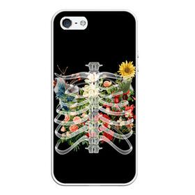 Чехол для iPhone 5/5S матовый с принтом Flowers in Me в Ухте, Силикон | Область печати: задняя сторона чехла, без боковых панелей | 8 | bones | day | flowers | girl | girlfriend | girls | inside | love | lovers | march | roses | women | womens | x ray | внутри | девушка | девушки | день | женский | женщина | кости | любовь | марта | ребра | рентген | розы | скелет | цветок |
