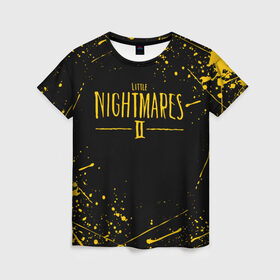 Женская футболка 3D с принтом LITTLE NIGHTMARES | ЛИТЛ НАЙТМ в Ухте, 100% полиэфир ( синтетическое хлопкоподобное полотно) | прямой крой, круглый вырез горловины, длина до линии бедер | kid | little nightmares | little nightmares 2 | six | yellow | жёлтый | игры | комиксы | литл найтмерс | шестая