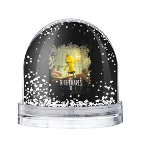 Снежный шар LITTLE NIGHTMARES | ЛИТЛ НАЙТМ: в Ухте, Пластик | Изображение внутри шара печатается на глянцевой фотобумаге с двух сторон | kid | little nightmares | little nightmares 2 | six | yellow | жёлтый | игры | комиксы | литл найтмерс | шестая