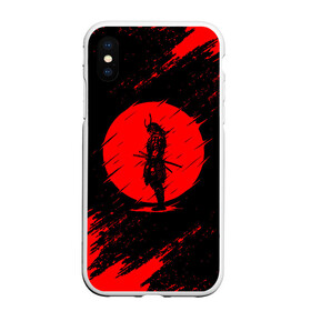 Чехол для iPhone XS Max матовый САМУРАИ | SAMURAI: в Ухте, Силикон | Область печати: задняя сторона чехла, без боковых панелей | ahegao | anime | blood | japan | katana | knight | moon | samurai | senpai | sun | warior | аниме | ахегао | воин | катана | кровавая | кровавый | кровь | луна | меч | сакура | самураи | самурай | семпай | сенпай | солнце | харакири |