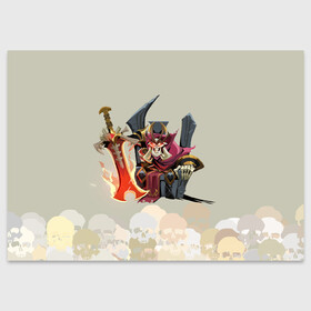 Поздравительная открытка Король | Dota 2: в Ухте, 100% бумага | плотность бумаги 280 г/м2, матовая, на обратной стороне линовка и место для марки
 | dota | dota2 | game | games | moba | дитка | дота | дота2 | дотка | игра | игры | моба