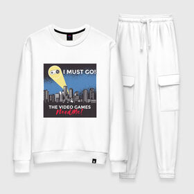 Женский костюм хлопок Сигнал в небе для геймера: в Ухте, 100% хлопок | на свитшоте круглая горловина, мягкая резинка по низу. Брюки заужены к низу, на них два вида карманов: два