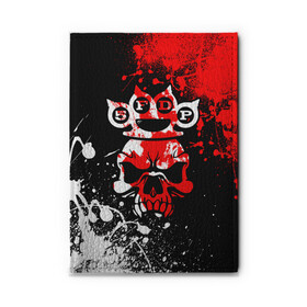 Обложка для автодокументов с принтом Five Finger Death Punch [8] в Ухте, натуральная кожа |  размер 19,9*13 см; внутри 4 больших “конверта” для документов и один маленький отдел — туда идеально встанут права | 5fdp | 5фдп | ffdp | five finger death punch | metal | music | skeleton | sounds | метал | музыка | рок | череп