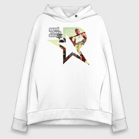 Женское худи Oversize хлопок с принтом Grand Theft Auto Rockstar в Ухте, френч-терри — 70% хлопок, 30% полиэстер. Мягкий теплый начес внутри —100% хлопок | боковые карманы, эластичные манжеты и нижняя кромка, капюшон на магнитной кнопке | 4 | 5 | five | games | grand theft auto | gta | gta v | los santos | online | rockstar | san andreas | великое авто воровство | гта | гташка | игры | логотип | лос сантос | майкл | мафия | ограбление | онлайн | пеф | рокстар | самп | сан андреас 