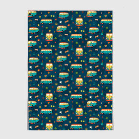 Постер Фургоны хиппи: в Ухте, 100% бумага
 | бумага, плотность 150 мг. Матовая, но за счет высокого коэффициента гладкости имеет небольшой блеск и дает на свету блики, но в отличии от глянцевой бумаги не покрыта лаком | арт | машины | мир | музыка | пис | фургон | хиппи | хипстер