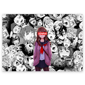 Поздравительная открытка SENPAI | СЕНПАЙ: в Ухте, 100% бумага | плотность бумаги 280 г/м2, матовая, на обратной стороне линовка и место для марки
 | ahegao | kawai | kowai | oppai | otaku | senpai | sugoi | waifu | yandere | ахегао | ковай | отаку | семпай | сенпай | сэмпай | яндере