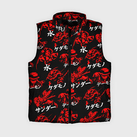 Женский жилет утепленный 3D с принтом КЛИНОК, РАССЕКАЮЩИЙ ДЕМОНОВ в Ухте,  |  | anime | nezuko | аниме | гию томиока | зеницу агацума | клинок рассекающий демонов | манга | мультик | мультфильм | незуко | незуко камадо | поезд бесконечный | сериал | танджиро камадо | шинобу кочо.