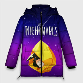 Женская зимняя куртка Oversize LITTLE NIGHTMARES: в Ухте, верх — 100% полиэстер; подкладка — 100% полиэстер; утеплитель — 100% полиэстер | длина ниже бедра, силуэт Оверсайз. Есть воротник-стойка, отстегивающийся капюшон и ветрозащитная планка. 
Боковые карманы с листочкой на кнопках и внутренний карман на молнии | little nightmares | little nightmares 2 | игра nightmares | монстры. | ужасы | учительница | хоррор