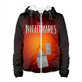 Женская куртка 3D LITTLE NIGHTMARES: в Ухте, ткань верха — 100% полиэстер, подклад — флис | прямой крой, подол и капюшон оформлены резинкой с фиксаторами, два кармана без застежек по бокам, один большой потайной карман на груди. Карман на груди застегивается на липучку | little nightmares | little nightmares 2 | игра nightmares | монстры. | ужасы | учительница | хоррор