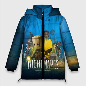 Женская зимняя куртка Oversize LITTLE NIGHTMARES 2: в Ухте, верх — 100% полиэстер; подкладка — 100% полиэстер; утеплитель — 100% полиэстер | длина ниже бедра, силуэт Оверсайз. Есть воротник-стойка, отстегивающийся капюшон и ветрозащитная планка. 
Боковые карманы с листочкой на кнопках и внутренний карман на молнии | little nightmares | little nightmares 2 | игра nightmares | монстры. | ужасы | учительница | хоррор