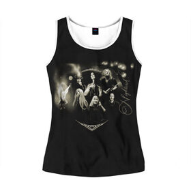 Женская майка 3D Nightwish Art: в Ухте, 100% полиэстер | круглая горловина, прямой силуэт, длина до линии бедра | bye bye beautiful | ghost love score | logo | nemo | nightwish | over the hills and far away | phantom of the opera | reaction | sleeping sun | wish i had an angel | wishmaster | белый | лого | логотип | найтвиш