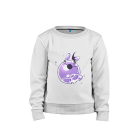 Детский свитшот хлопок с принтом Фишль в Ухте, 100% хлопок | круглый вырез горловины, эластичные манжеты, пояс и воротник | арт | дух | напарник | рисунок | фея | фишль