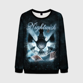 Мужской свитшот 3D с принтом NIGHTWISH в Ухте, 100% полиэстер с мягким внутренним слоем | круглый вырез горловины, мягкая резинка на манжетах и поясе, свободная посадка по фигуре | metal | nightwish | tarja turunen | метал | музыка | найтвиш | рок | симфо метал | тарья турунен