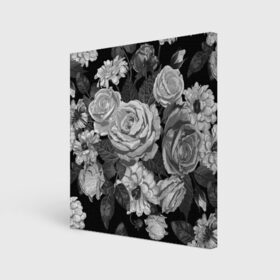 Холст квадратный Розы: в Ухте, 100% ПВХ |  | flowers | герберы | контур | легкие | лилии | мягкие | роза | ромашка | тренд | цветы