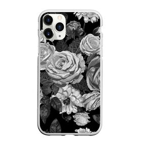 Чехол для iPhone 11 Pro матовый с принтом Розы в Ухте, Силикон |  | flowers | герберы | контур | легкие | лилии | мягкие | роза | ромашка | тренд | цветы