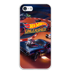 Чехол для iPhone 5/5S матовый с принтом Hot Wheels Unleashed в Ухте, Силикон | Область печати: задняя сторона чехла, без боковых панелей | auto | avto | car | game | hot | hotweels | race | weels | wheels | авто | автоспорт | гонки | игра | игрушка | машина | модель | хот вилс