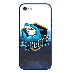 Чехол для iPhone 5/5S матовый Акула: в Ухте, Силикон | Область печати: задняя сторона чехла, без боковых панелей | ocean | shark | акула | млекопитающие | море | океан