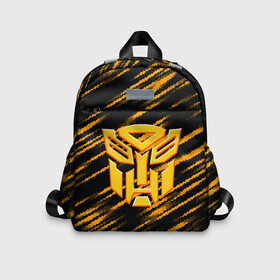 Детский рюкзак 3D с принтом  Bumblebee в Ухте, 100% полиэстер | лямки с регулируемой длиной, сверху петелька, чтобы рюкзак можно было повесить на вешалку. Основное отделение закрывается на молнию, как и внешний карман. Внутри дополнительный карман. По бокам два дополнительных кармашка | bumblebee | автобот разведчик | автоботы | бамблби | боевик | кино | кино трансформеры | персонаж вселенной трансформеров | приключения | трансформеры | фантастика | фильмы