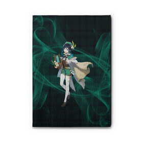 Обложка для автодокументов Genshin Impact - Venti: в Ухте, натуральная кожа |  размер 19,9*13 см; внутри 4 больших “конверта” для документов и один маленький отдел — туда идеально встанут права | anemo | anime | barbatos | game | gamer | genshin | genshin impact | impact | venti | venty | анемо | аниме | архонт | барбатос | венти | ветер | вэнти | геншин | геншин импакт | дилюк | импакт | монштад | трап