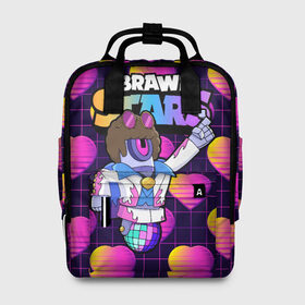 Женский рюкзак 3D STU СТУ Brawl Stars: в Ухте, 100% полиэстер | лямки с регулируемой длиной, сверху ручки, чтобы рюкзак нести как сумку. Основное отделение закрывается на молнию, как и внешний карман. Внутри два дополнительных кармана, один из которых закрывается на молнию. По бокам два дополнительных кармашка, куда поместится маленькая бутылочка
 | brawl | brawl stars | brawlstars | brawl_stars | jessie | бравл | бравлер stu | бравлстарс | гонщик | каскадер | сту