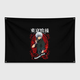 Флаг-баннер с принтом Kaneki Ken | Tokyo Ghoul в Ухте, 100% полиэстер | размер 67 х 109 см, плотность ткани — 95 г/м2; по краям флага есть четыре люверса для крепления | anime | kaneki ken | tokyo ghoul | tokyo ghoul: re | аниме | анимэ | гули | джузо сузуя | канеки кен | кузен йошимура | наки | нишики нишио | ре | ренджи йомо | ризе камиширо | токийский гуль | тоука киришима | ута